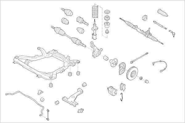 Delphi OE-OPEL-000005118-F - Sospensione ruota www.autoricambit.com