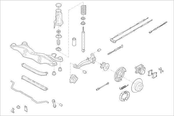 Delphi OE-OPEL-000005118-R - Sospensione ruota www.autoricambit.com