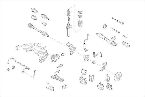 Delphi OE-SKOD-000013362-F - Sospensione ruota www.autoricambit.com