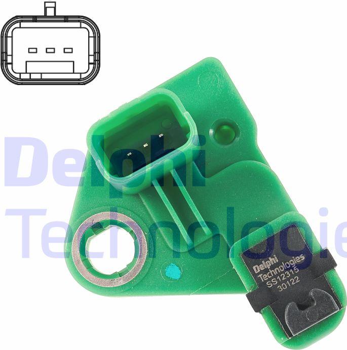 Delphi SS12315-12B1 - Generatore di impulsi, Albero a gomiti www.autoricambit.com