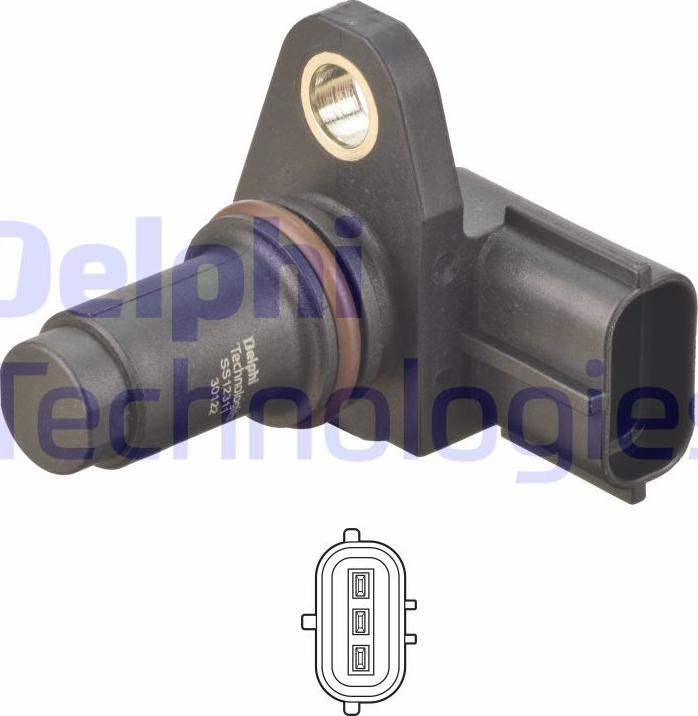 Delphi SS12311-12B1 - Sensore, Posizione albero a camme www.autoricambit.com