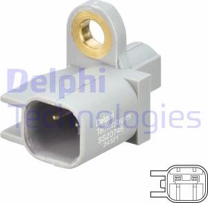 Delphi SS20746 - Sensore, N° giri ruota www.autoricambit.com