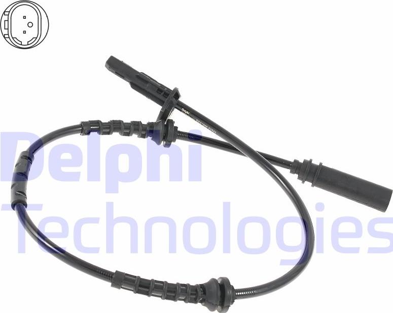 Delphi SS21266-12B1 - Sensore, N° giri ruota www.autoricambit.com