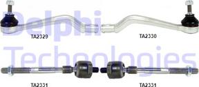 Delphi TC1980KIT-11B1 - Kit riparazione, Braccio trasversale www.autoricambit.com