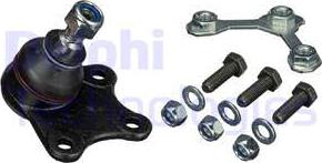 Delphi TC1084-11B1 - Giunto di supporto / guida www.autoricambit.com