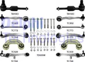 Delphi TC1300KIT-11B1 - Kit riparazione, Braccio trasversale www.autoricambit.com