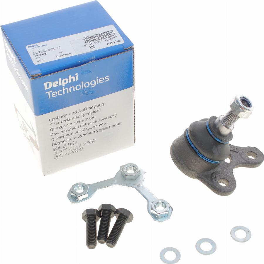 Delphi TC753 - Giunto di supporto / guida www.autoricambit.com