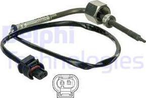 Delphi TS30071 - Sensore, Temperatura gas scarico www.autoricambit.com