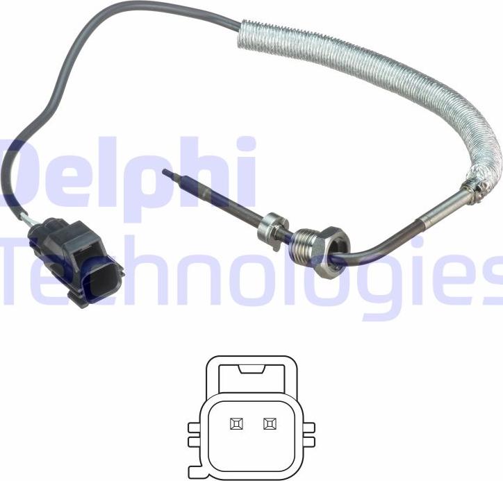 Delphi TS30108 - Sensore, Temperatura gas scarico www.autoricambit.com