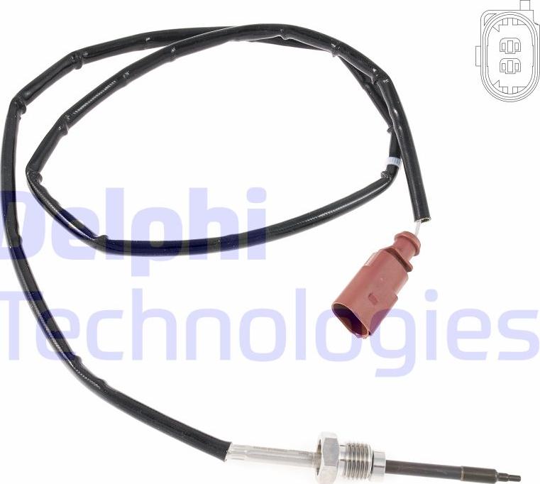 Delphi TS30316-12B1 - Sensore, Temperatura gas scarico www.autoricambit.com