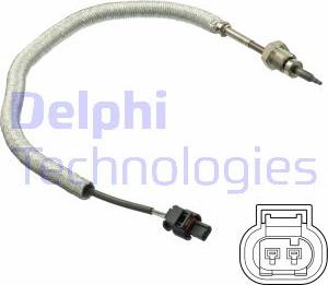 Delphi TS30250 - Sensore, Temperatura gas scarico www.autoricambit.com