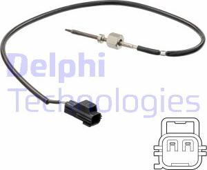 Delphi TS30206 - Sensore, Temperatura gas scarico www.autoricambit.com