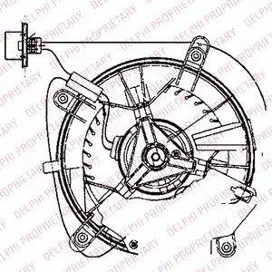 Delphi TSP0545027 - Elettromotore, Ventilatore abitacolo www.autoricambit.com