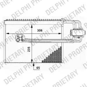 Delphi TSP0525184 - Evaporatore, Climatizzatore www.autoricambit.com