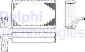 Delphi TSP0525182 - Evaporatore, Climatizzatore www.autoricambit.com