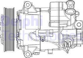 Delphi TSP0155947 - Compressore, Climatizzatore www.autoricambit.com