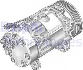 Delphi TSP0155060 - Compressore, Climatizzatore www.autoricambit.com