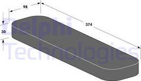 Delphi TSP0325099 - Filtro, Aria abitacolo www.autoricambit.com