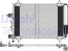 Delphi TSP0225537 - Condensatore, Climatizzatore www.autoricambit.com