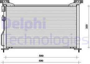 Delphi TSP0225092 - Condensatore, Climatizzatore www.autoricambit.com