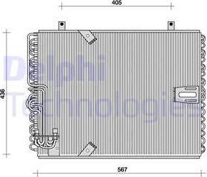 Delphi TSP0225015 - Condensatore, Climatizzatore www.autoricambit.com