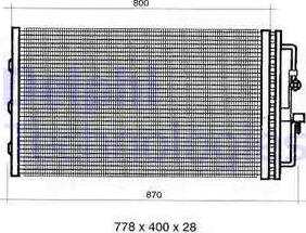 Delphi TSP0225353 - Condensatore, Climatizzatore www.autoricambit.com