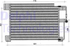 Delphi TSP0225243 - Condensatore, Climatizzatore www.autoricambit.com