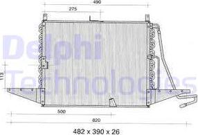 Delphi TSP0225273 - Condensatore, Climatizzatore www.autoricambit.com