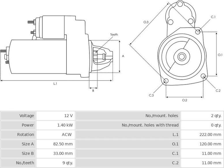 Denso 4280002291 - Motorino d'avviamento www.autoricambit.com