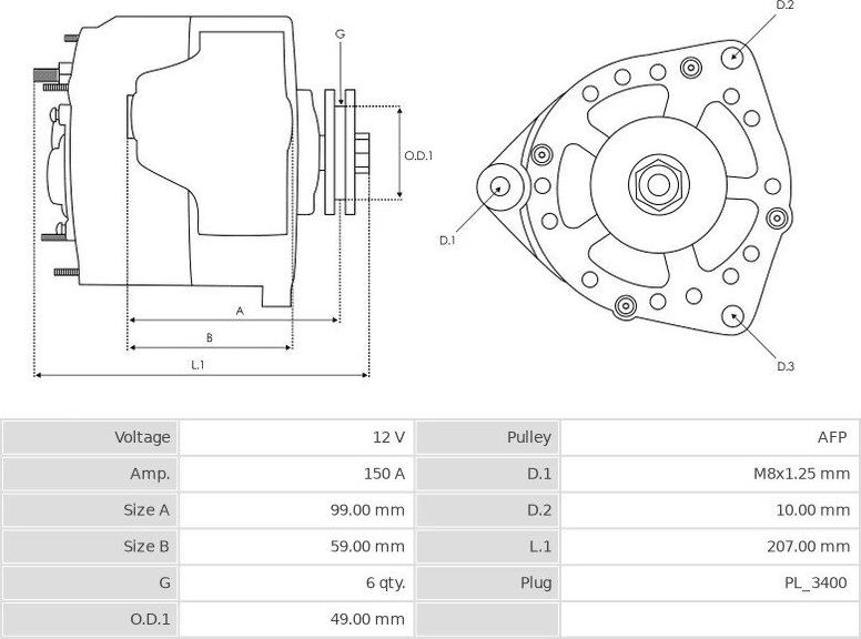 Denso 1042103180 - Alternatore www.autoricambit.com