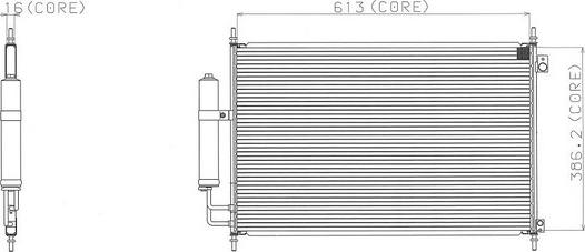 Denso A477-A361 - Condensatore, Climatizzatore www.autoricambit.com