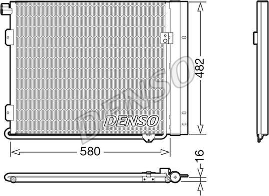 Denso DCN99061 - Condensatore, Climatizzatore www.autoricambit.com