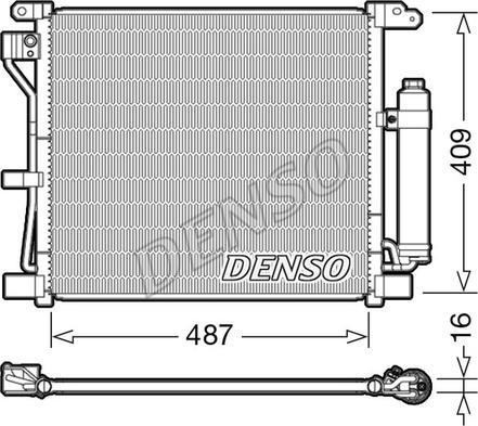 Denso DCN46019 - Condensatore, Climatizzatore www.autoricambit.com