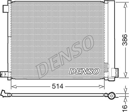 Denso DCN46022 - Condensatore, Climatizzatore www.autoricambit.com