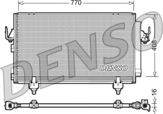 Denso DCN50031 - Condensatore, Climatizzatore www.autoricambit.com