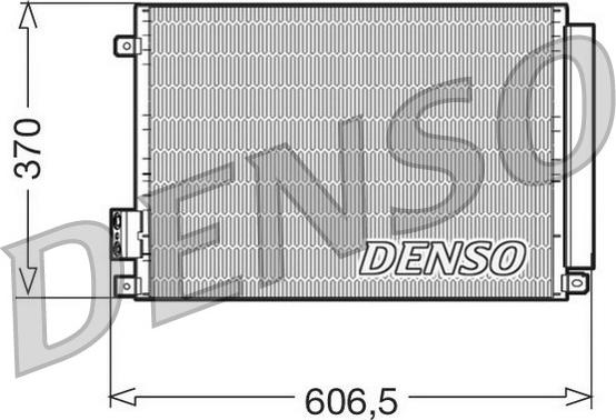 Denso DCN09045 - Condensatore, Climatizzatore www.autoricambit.com