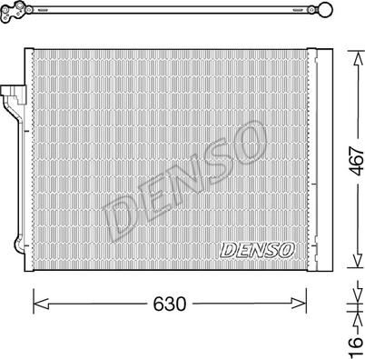 Denso DCN05029 - Condensatore, Climatizzatore www.autoricambit.com