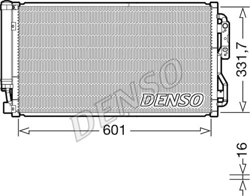 Denso DCN05105 - Condensatore, Climatizzatore www.autoricambit.com
