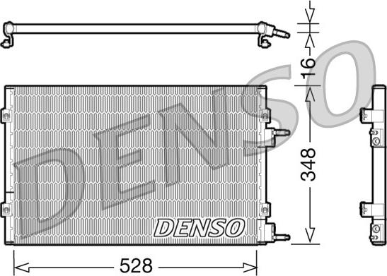 Denso DCN06003 - Condensatore, Climatizzatore www.autoricambit.com