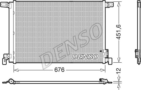 Denso DCN02008 - Condensatore, Climatizzatore www.autoricambit.com
