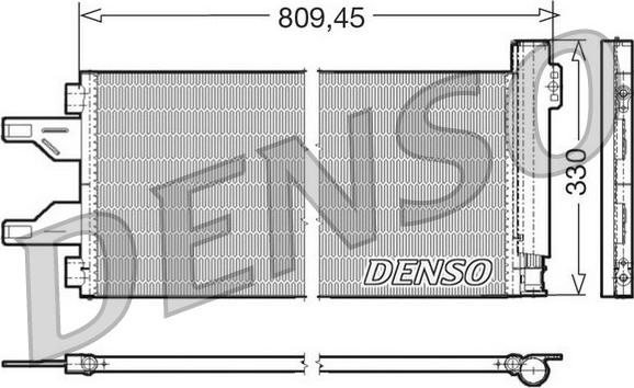 Denso DCN07050 - Condensatore, Climatizzatore www.autoricambit.com