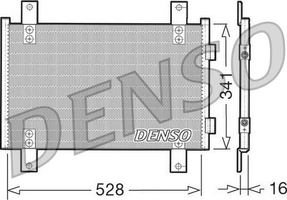 Denso DCN07001 - Condensatore, Climatizzatore www.autoricambit.com