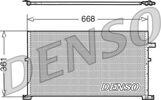 Denso DCN10013 - Condensatore, Climatizzatore www.autoricambit.com