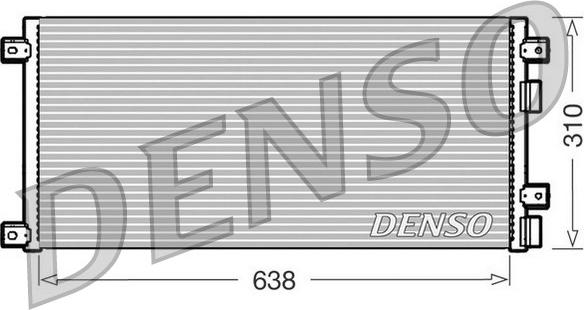 Denso DCN12002 - Condensatore, Climatizzatore www.autoricambit.com