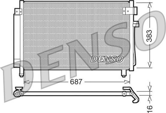 Denso DCN36002 - Condensatore, Climatizzatore www.autoricambit.com