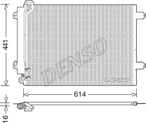 Denso DCN32008 - Condensatore, Climatizzatore www.autoricambit.com