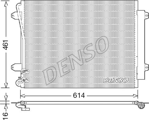 Denso DCN32011 - Condensatore, Climatizzatore www.autoricambit.com