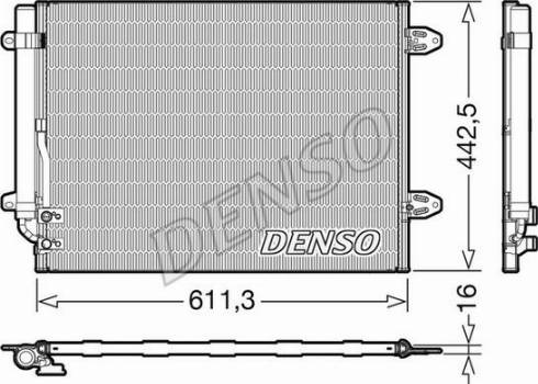 Denso DCN32013 - Condensatore, Climatizzatore www.autoricambit.com