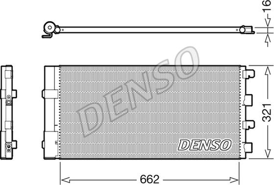 Denso DCN37003 - Condensatore, Climatizzatore www.autoricambit.com