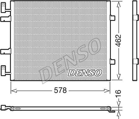 Denso DCN20041 - Condensatore, Climatizzatore www.autoricambit.com